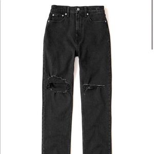 Abercombie and Fitch Ultra High Mom Jeans